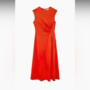NEW! Elegant Reiss Orange Sleeveless Dress